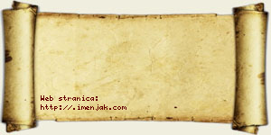 Jana Vesović vizit kartica